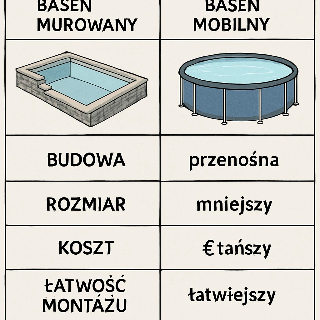 Basen murowany czy mobilny - który będzie lepszy?